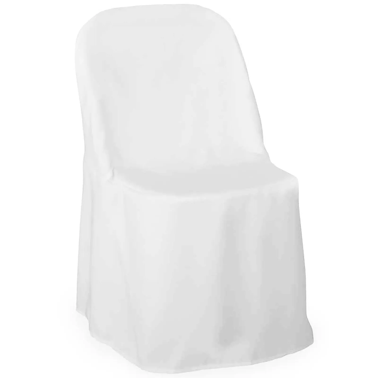 10 Elegant Wedding/Party Folding Chair Covers - Polyester Cloth