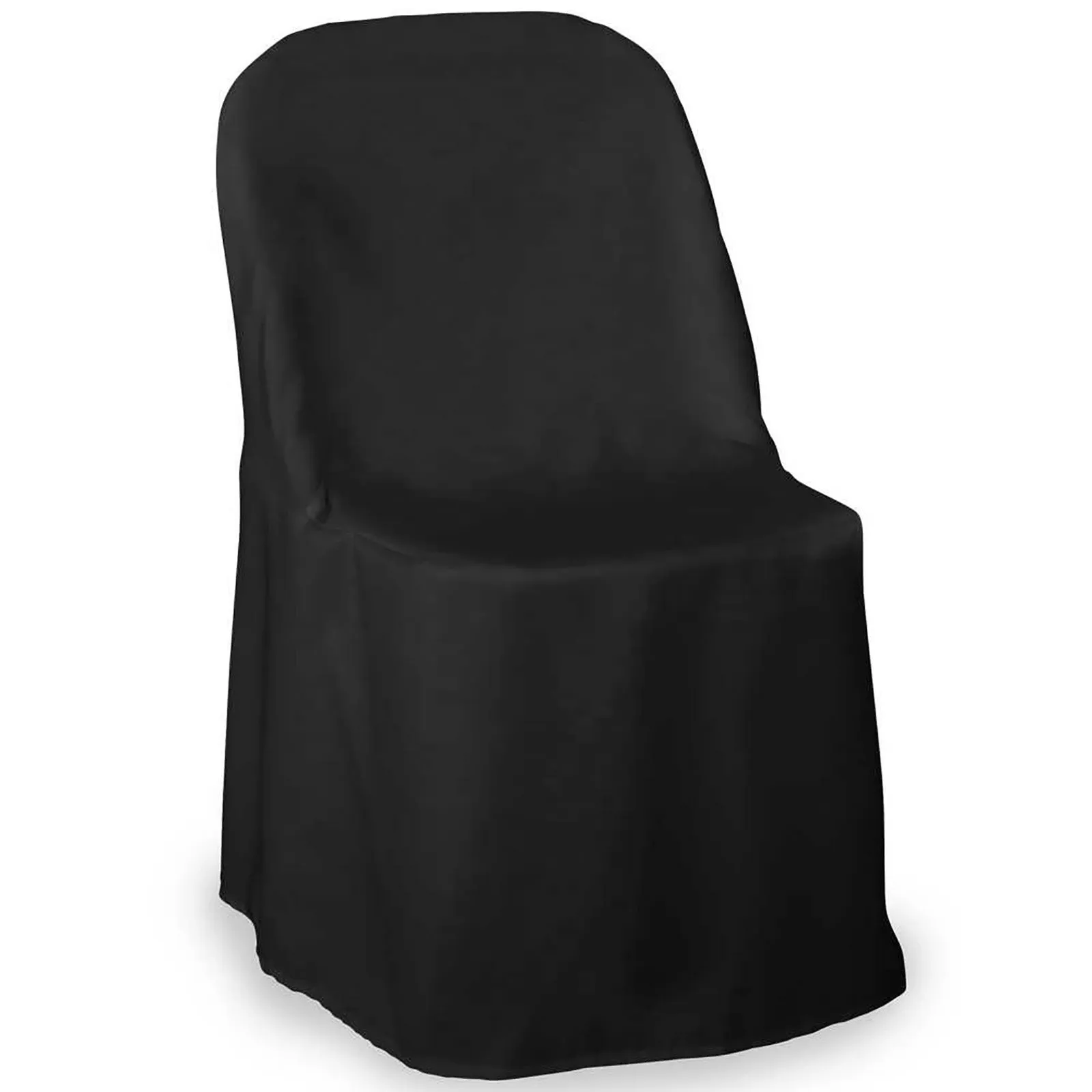 10 Elegant Wedding/Party Folding Chair Covers - Polyester Cloth