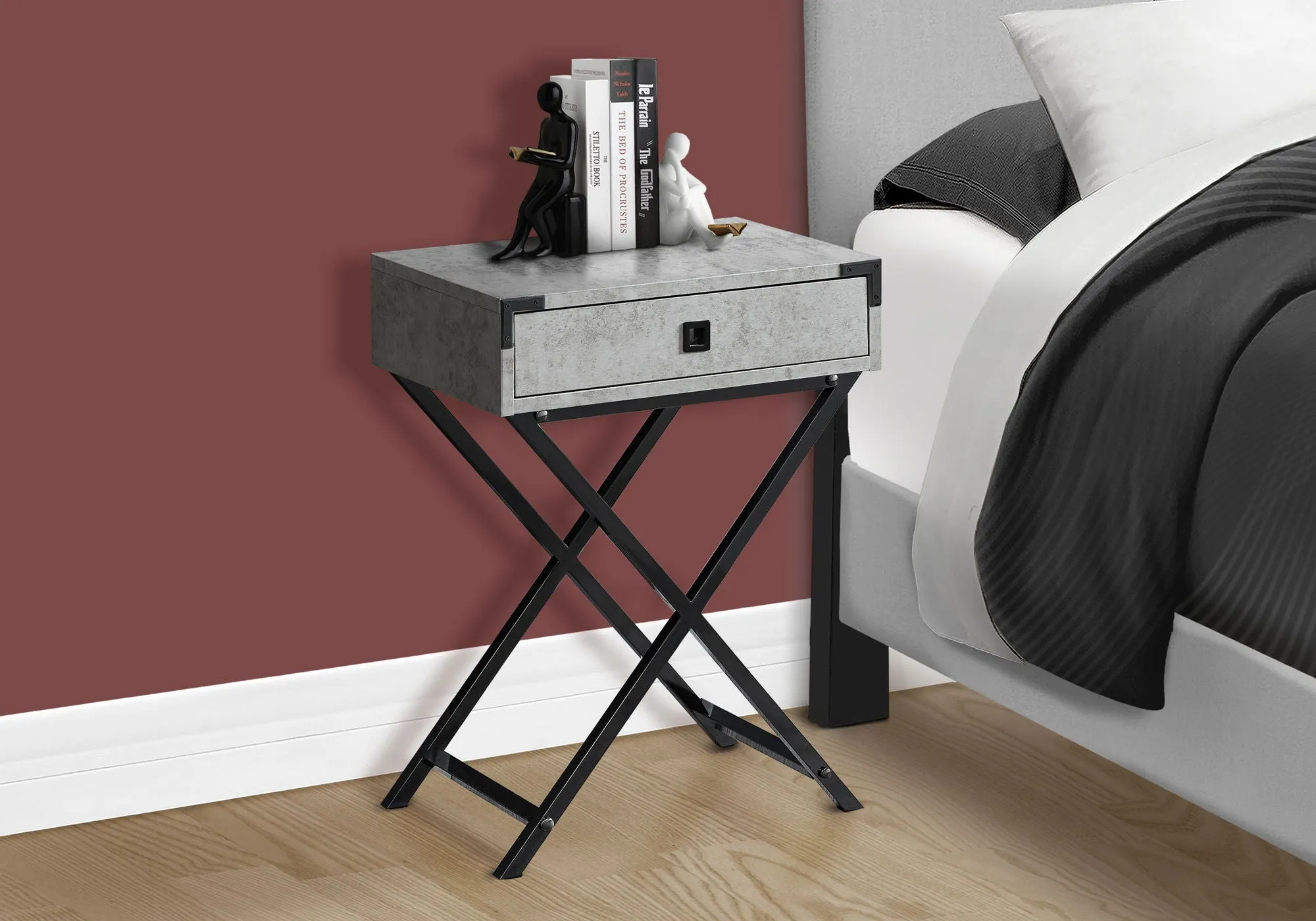 Accent Side Table, Storage Drawer, Stylish Design Contemporary & Modern by Couch.com