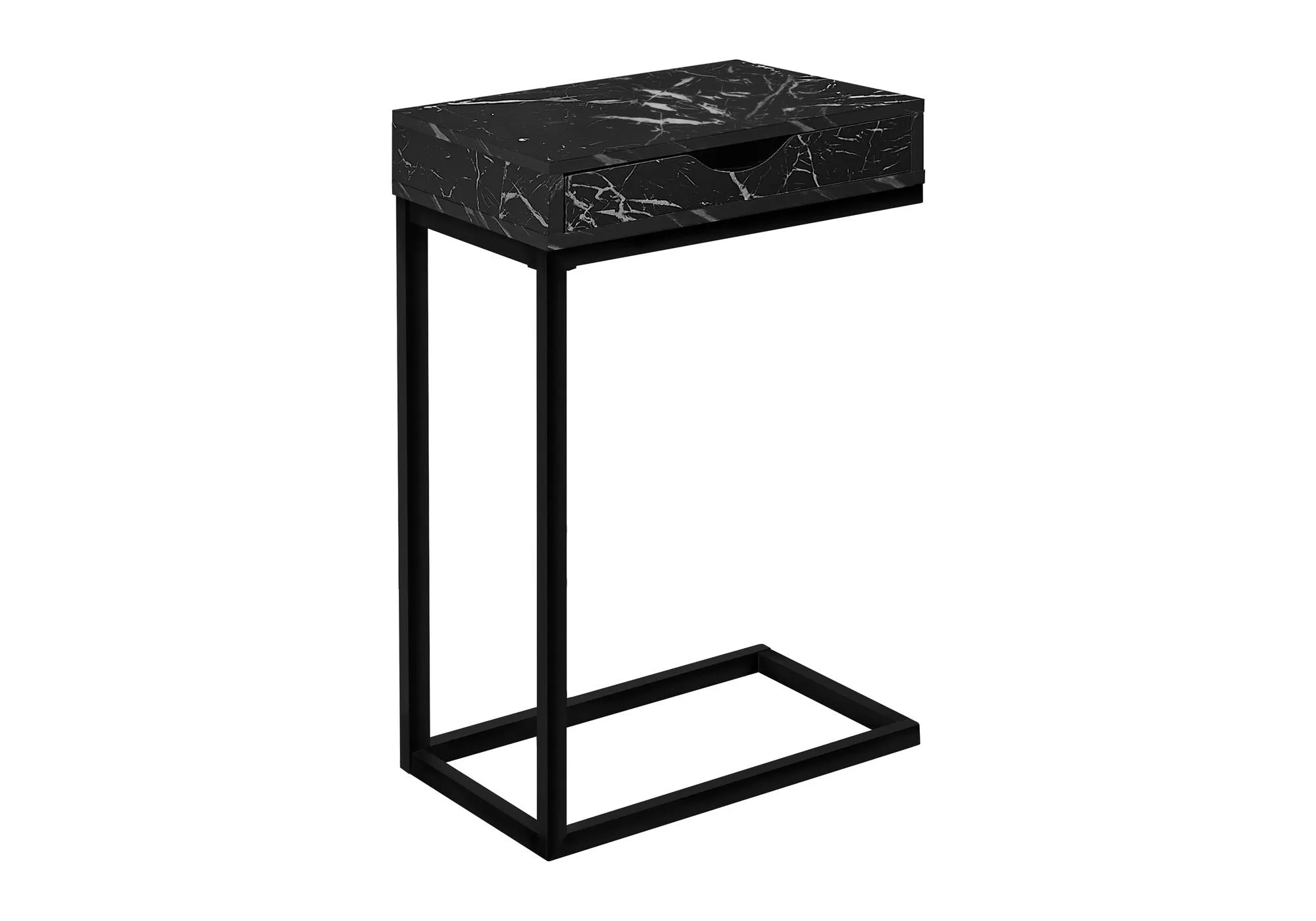 Accent Table, C - Shaped Contemporary & Modern Elegant Design by Couch.com