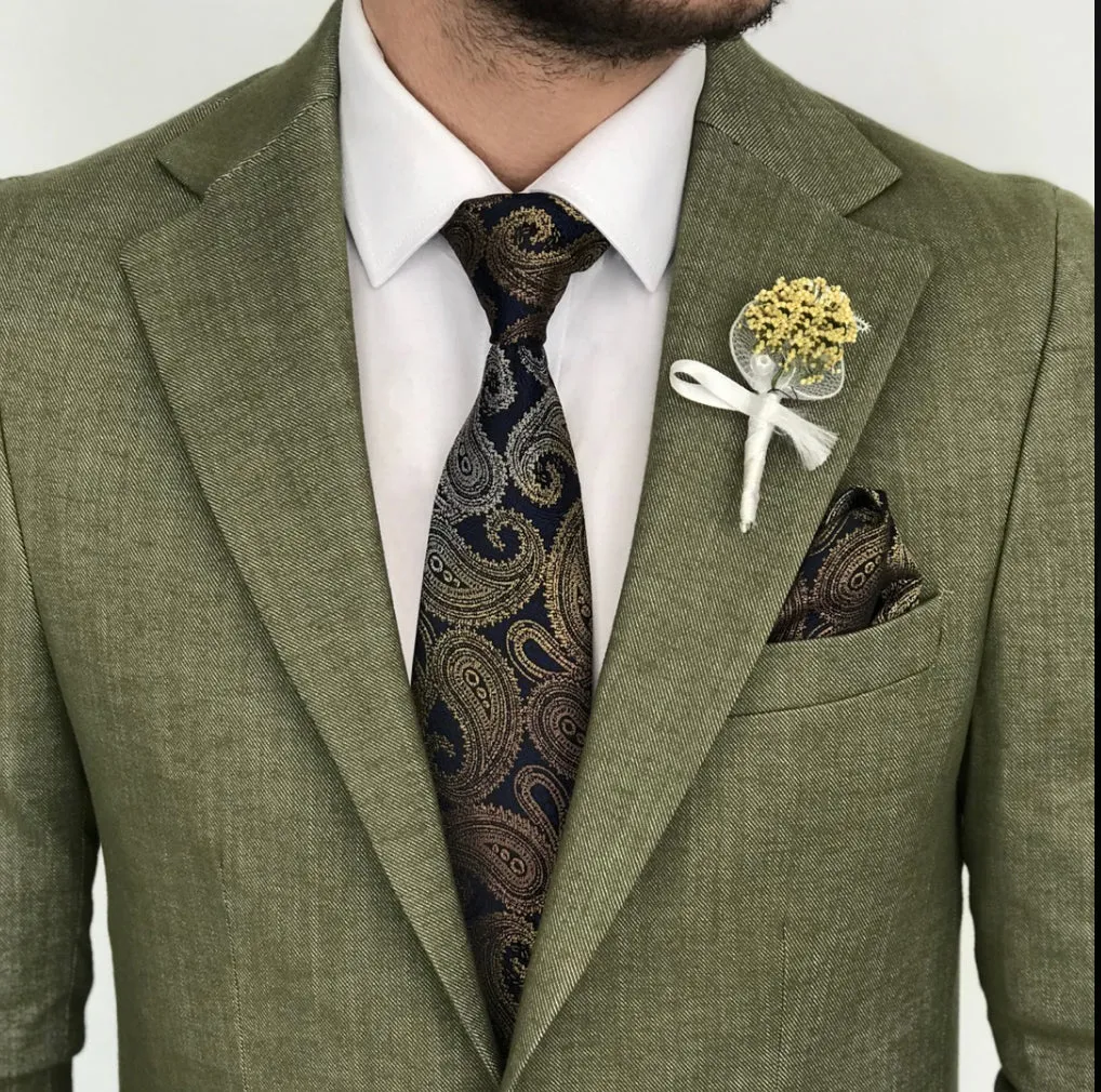 Bojoni Amato Slim Fit Khaki  Suit