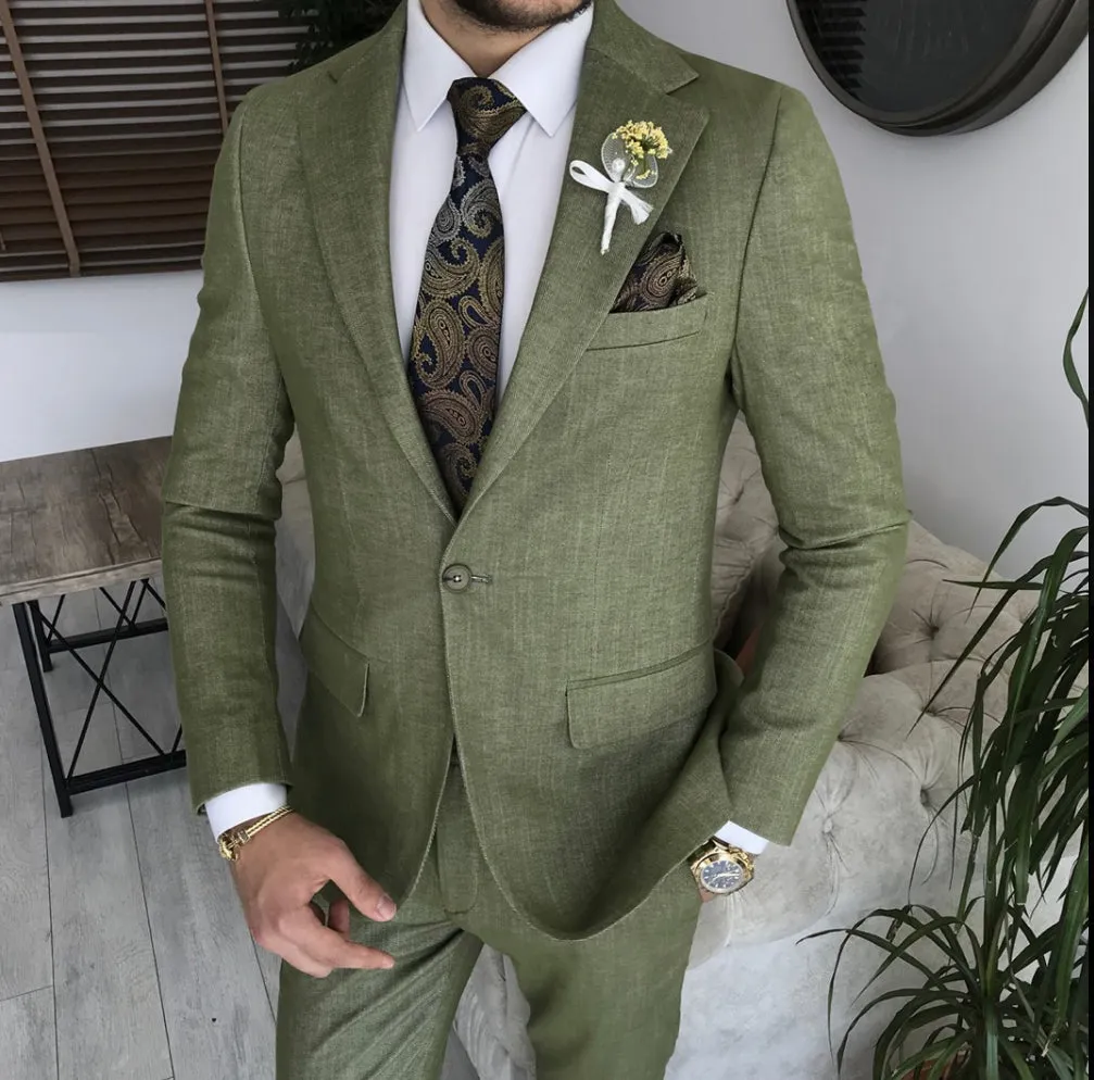 Bojoni Amato Slim Fit Khaki  Suit