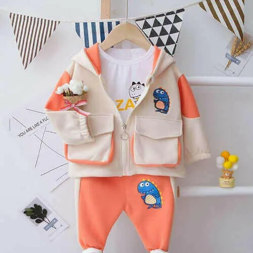 Boys Clothes Suits  Autumn Kids Cartoon Pattern Outfits for