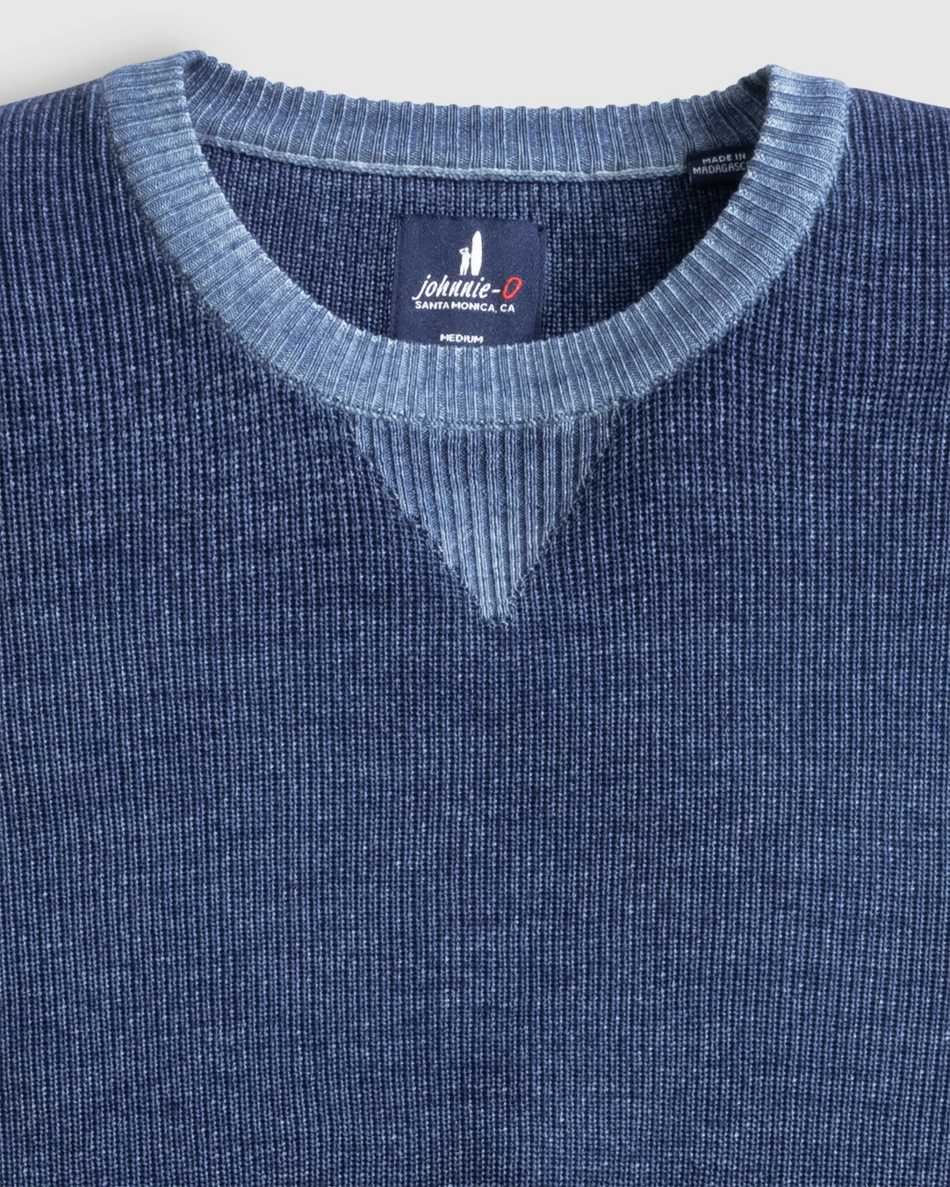 Burgess Garment-Dyed Crewneck Sweater - Bombay
