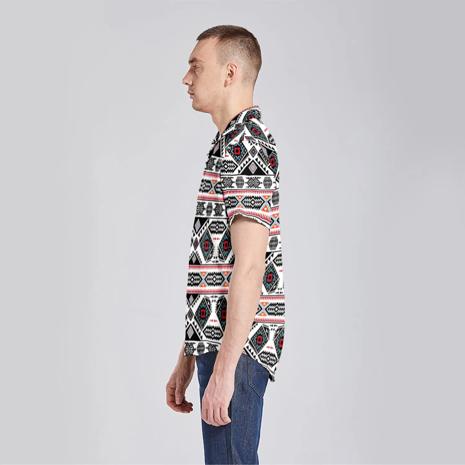 California Coast Button Up Silk Shirt