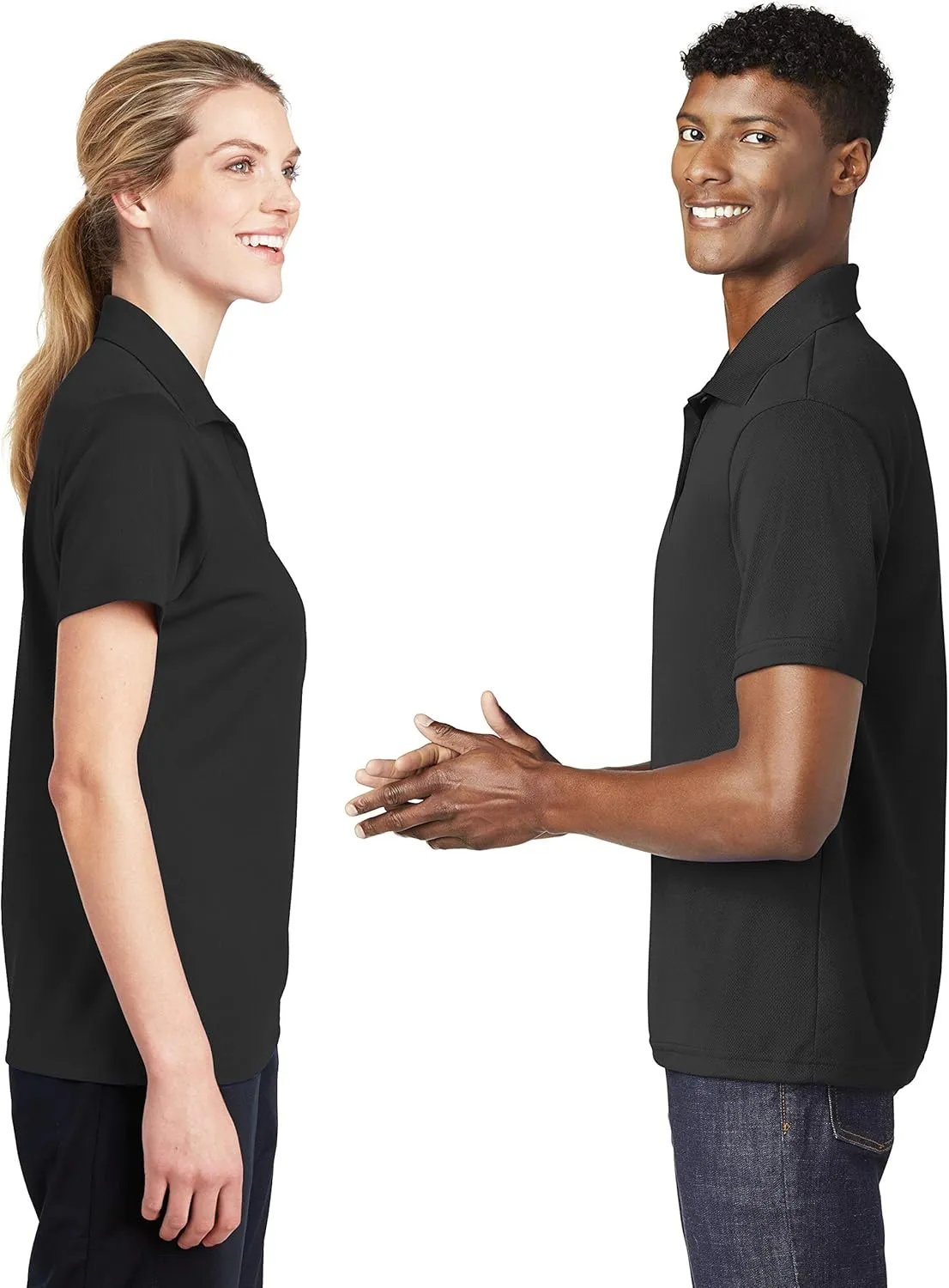 Custom Embroidered Polo Shirts for Women & Men, 5 or 10 Pack - Add Your Logo - Personalized Embroidery Polo Tees