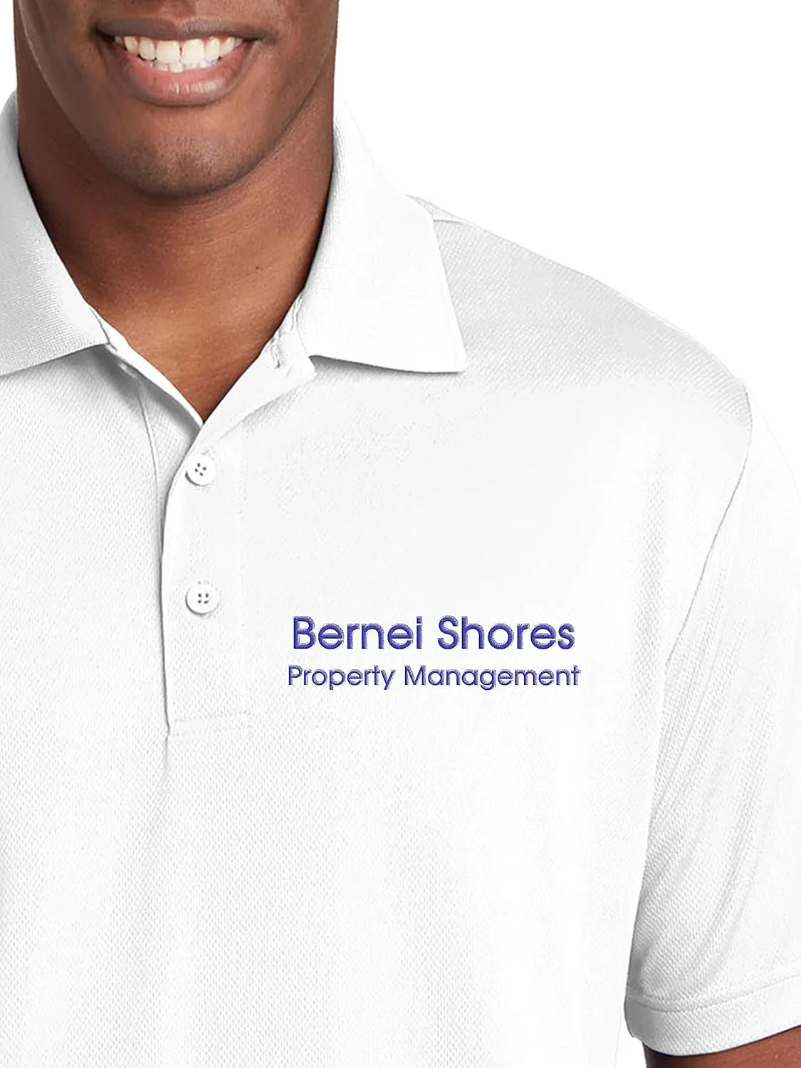 Custom Embroidered Shirts for Men - Your Text - Personalized Embroidery Polos