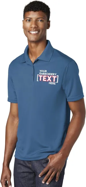 Custom Embroidered Shirts for Men - Your Text - Personalized Embroidery Polos
