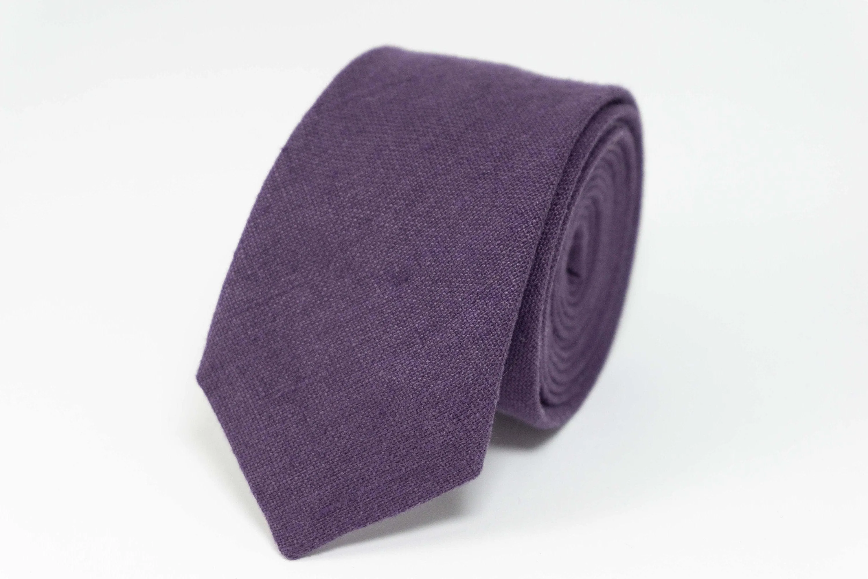 Dark Purple Necktie | A Luxurious Touch to Men's Attire