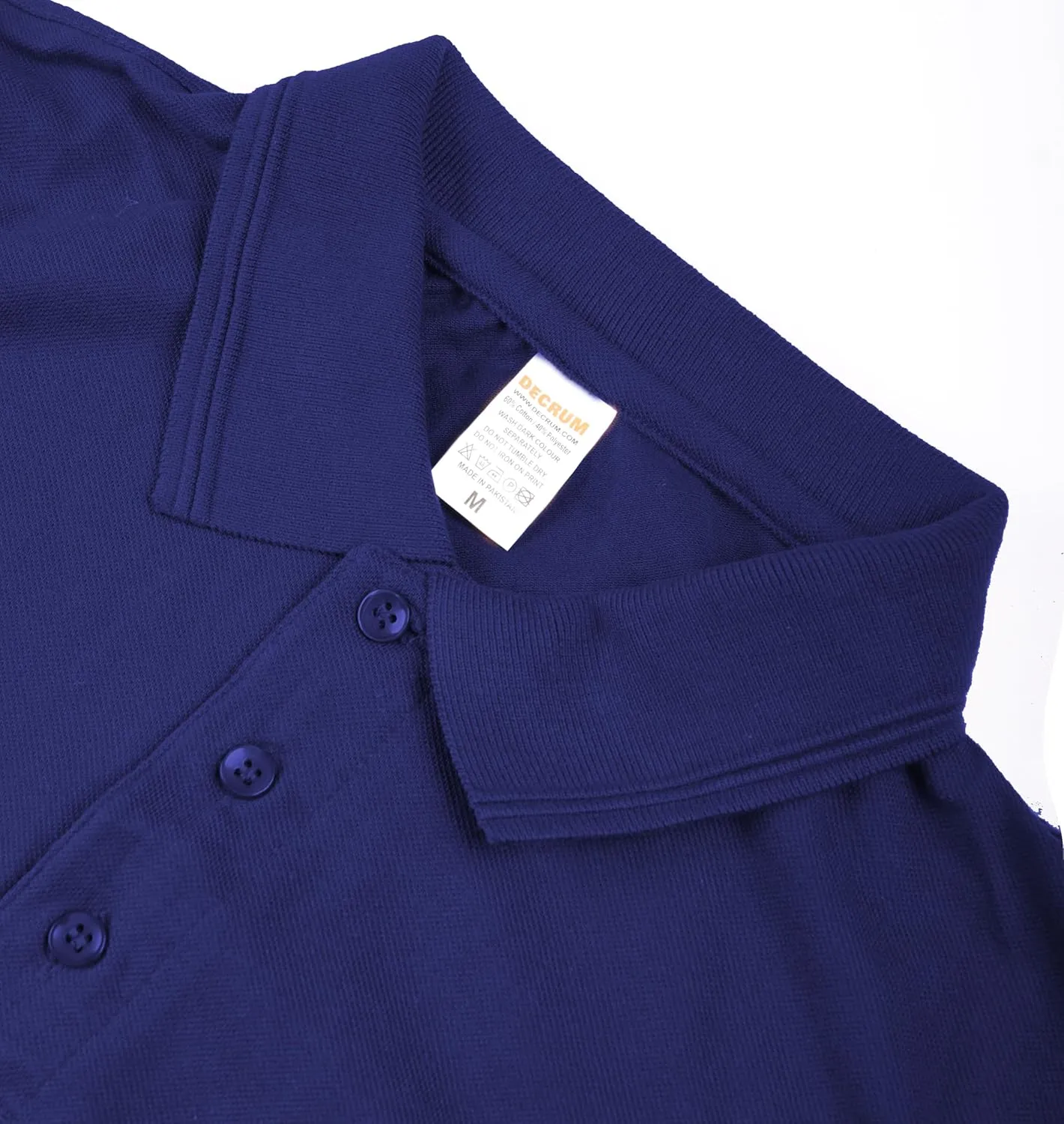 Decrum Mens Polo Shirts Short Sleeve Casual Collared Golf Polo Shirts for Men