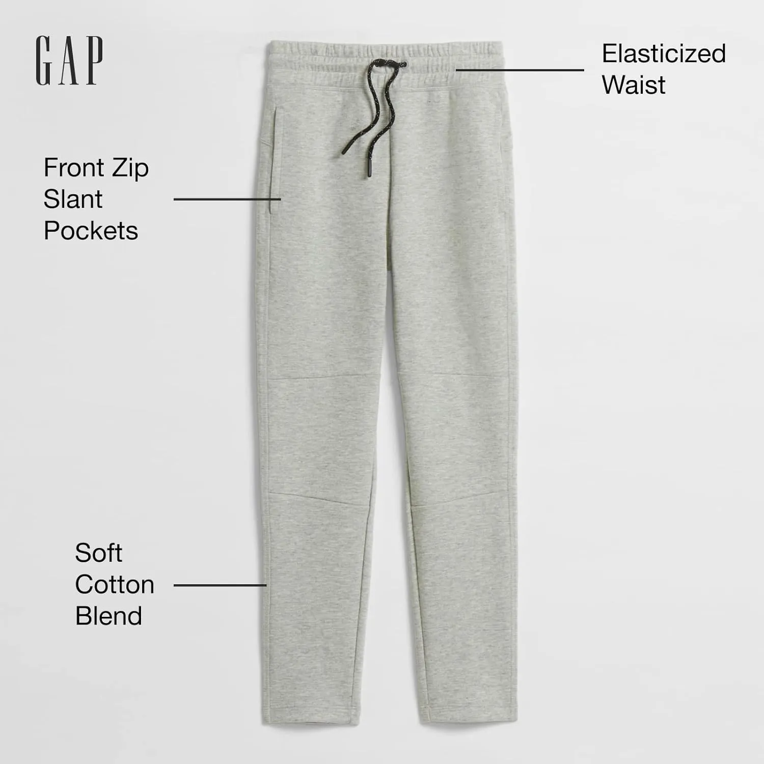 GAP Boys' Fit Tech Pull-on Pants