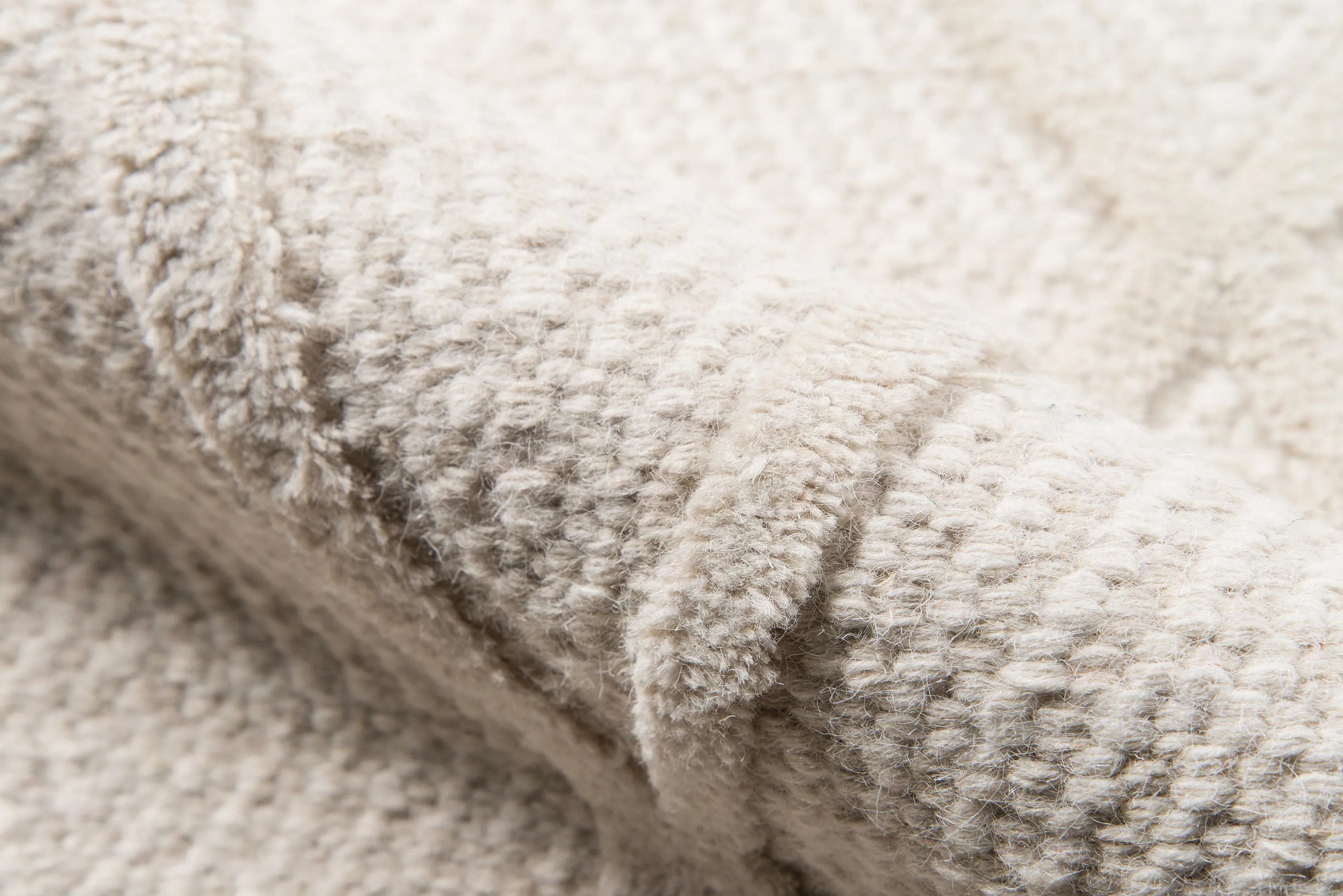 Hand Woven Spring Beige Area Rug