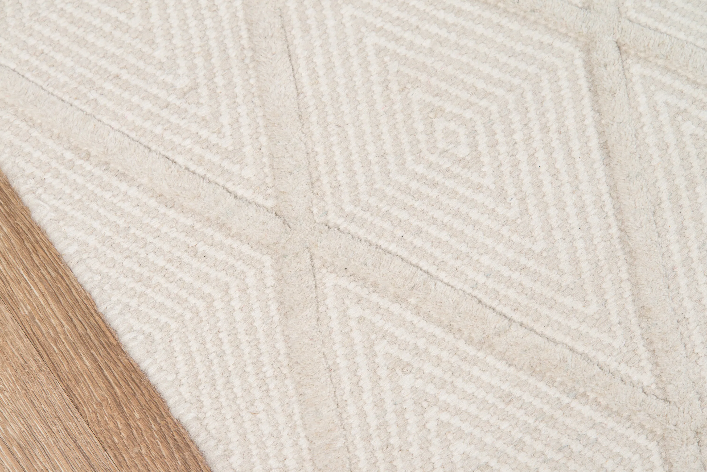 Hand Woven Spring Beige Area Rug