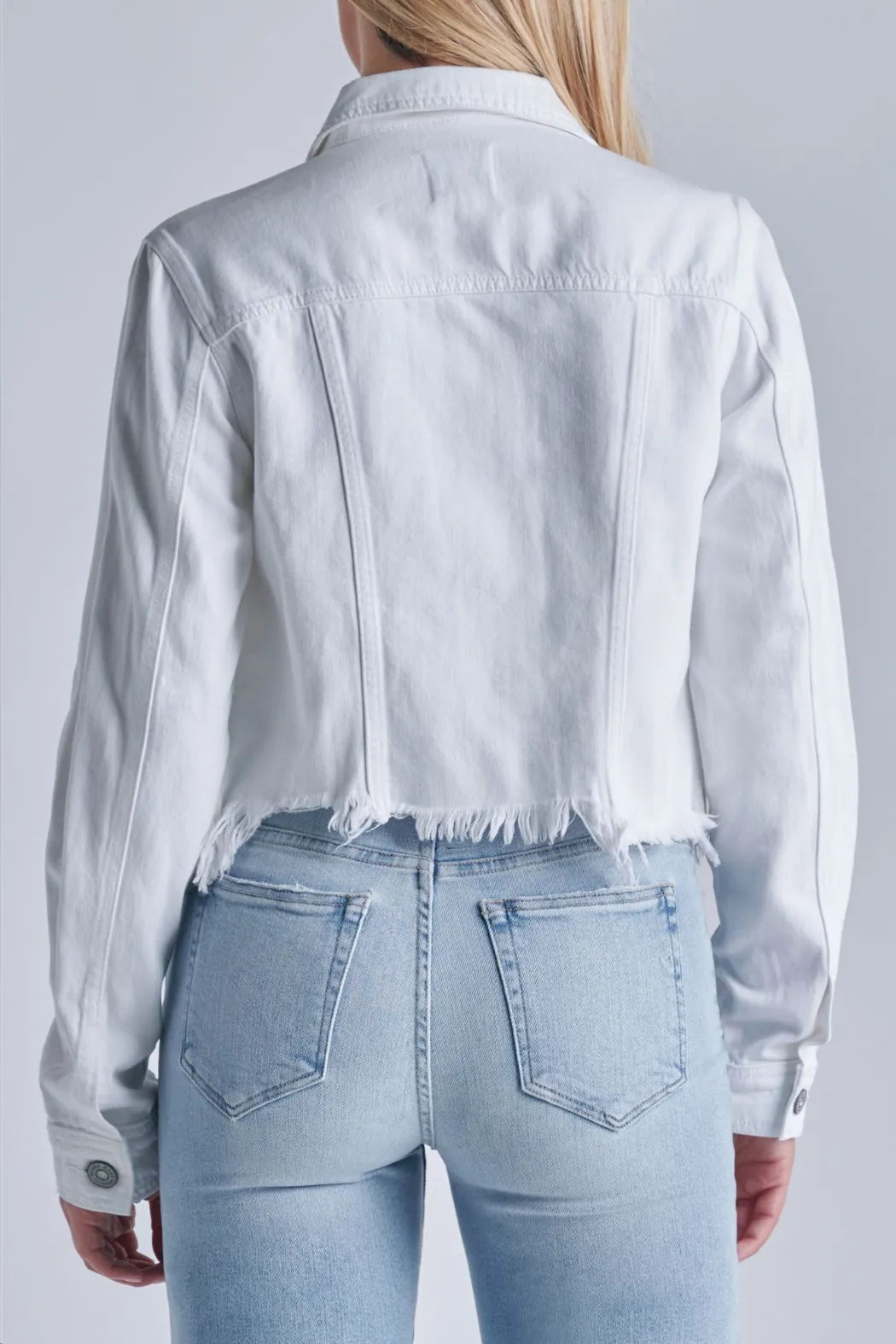 Hidden Regular Fitted Jean Jacket