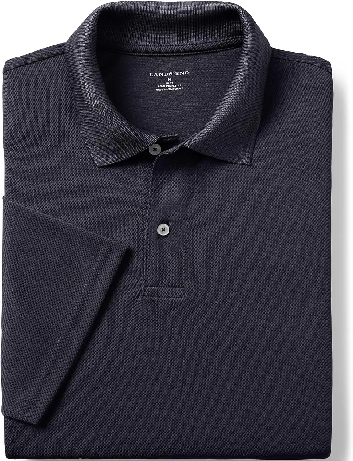 Lands' End Men's Short Sleeve Polyester Polo