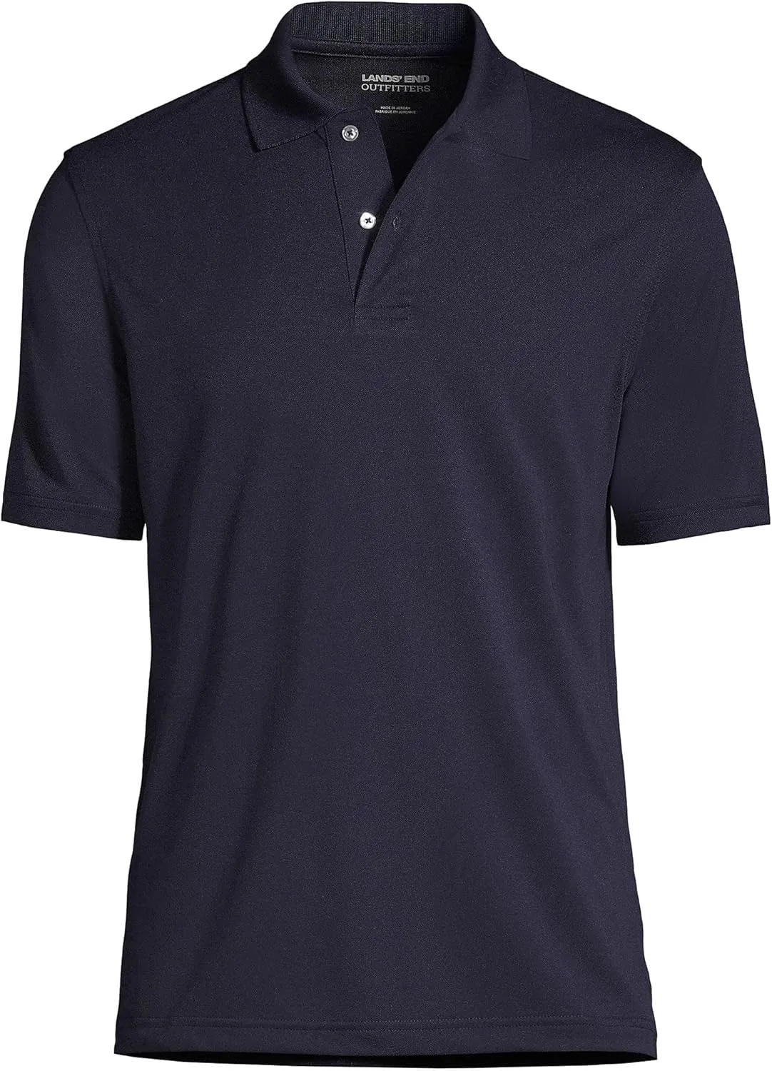 Lands' End Men's Short Sleeve Polyester Polo