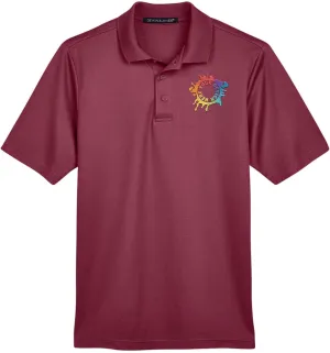 Mato & Hash Custom Embroidered Polo with Your Logo Here | Men's and Women's Polo for Business | Performance Plaited Polo