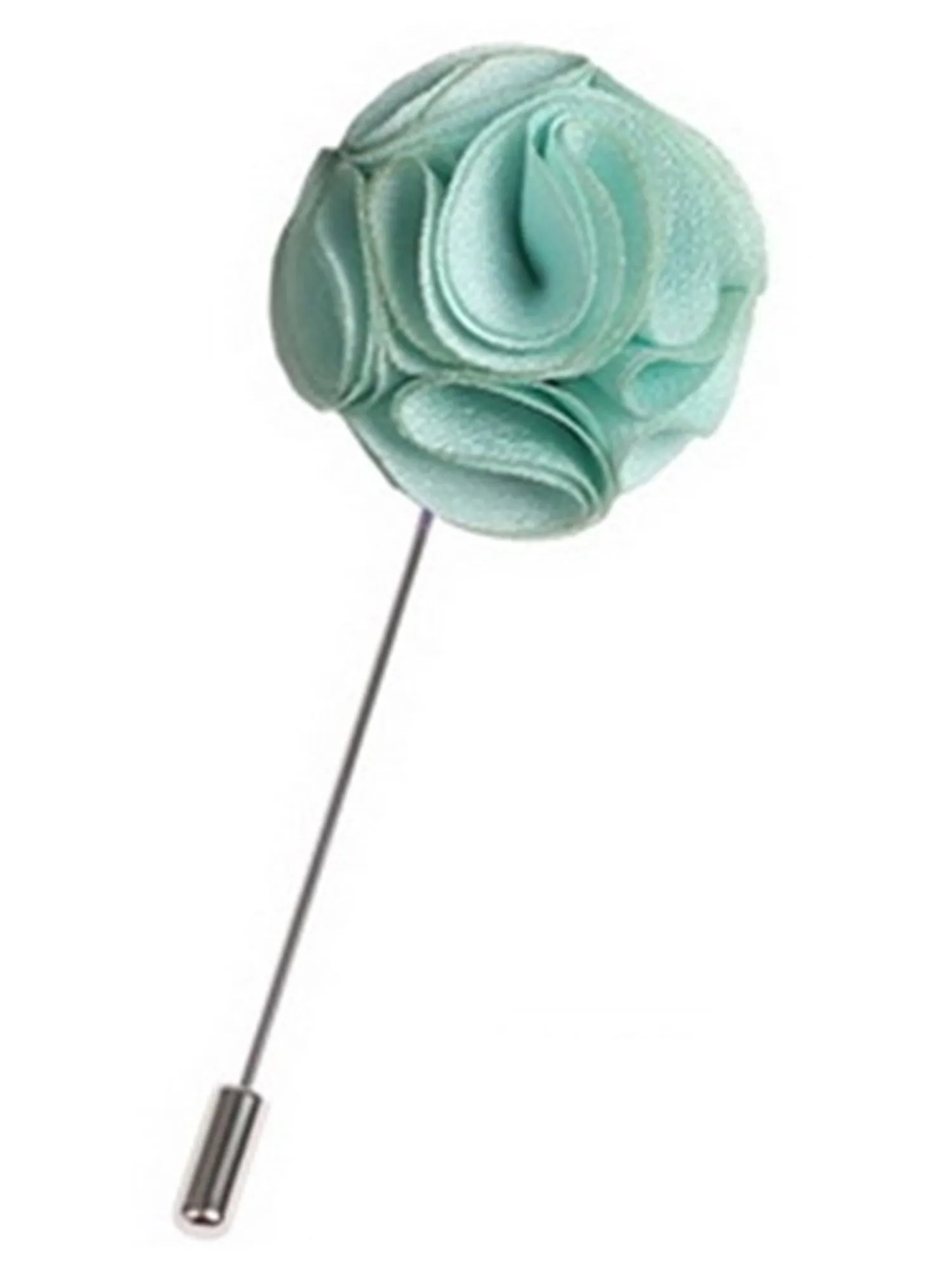 Men's Rose Flower Lapel Pin Boutonniere For Suit