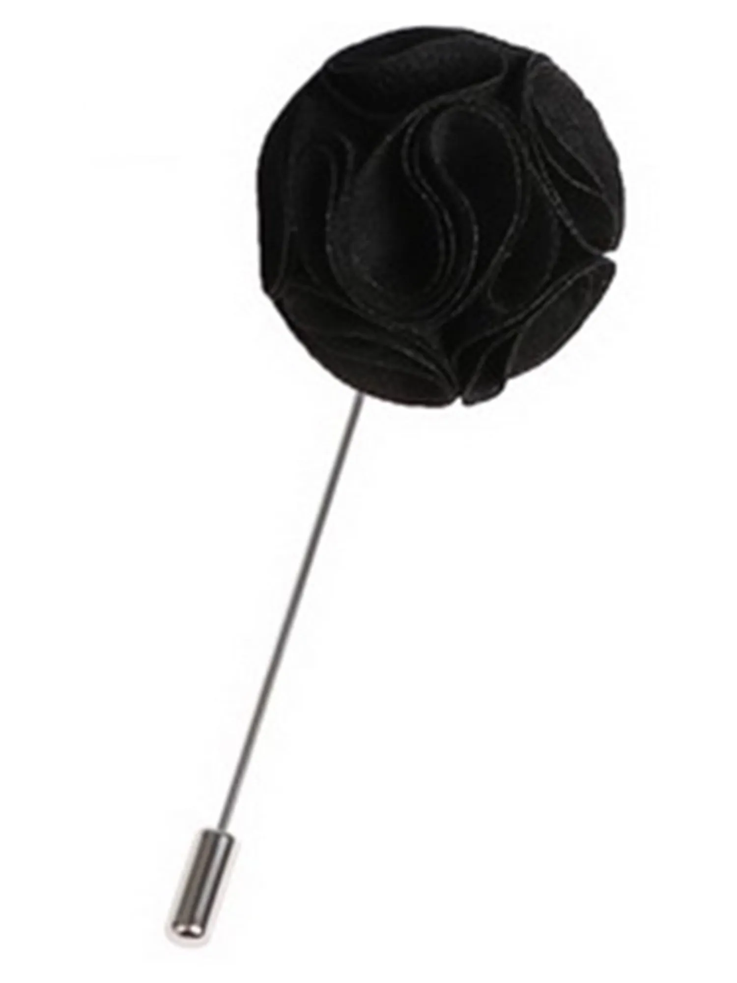 Men's Rose Flower Lapel Pin Boutonniere For Suit