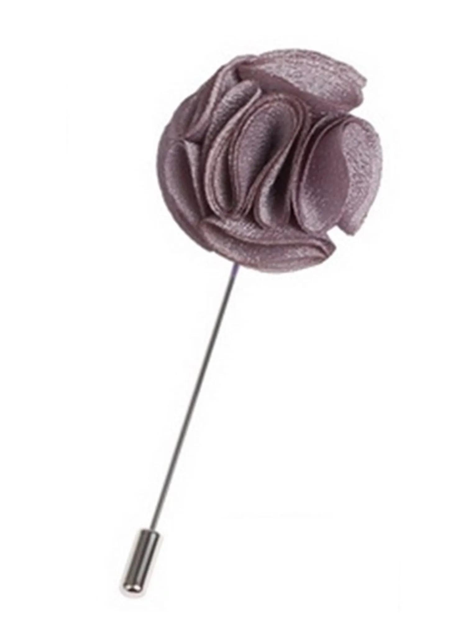 Men's Rose Flower Lapel Pin Boutonniere For Suit