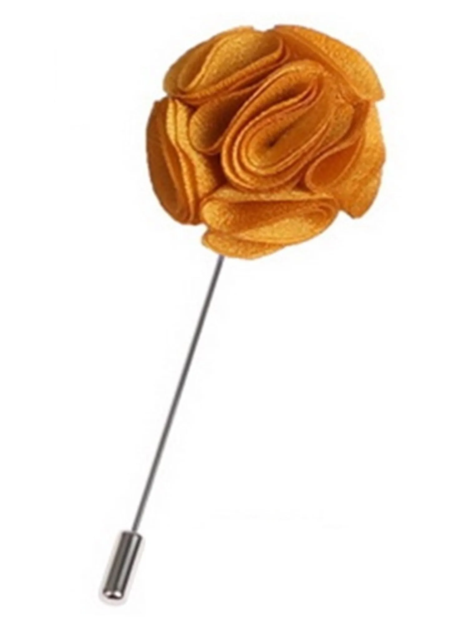 Men's Rose Flower Lapel Pin Boutonniere For Suit