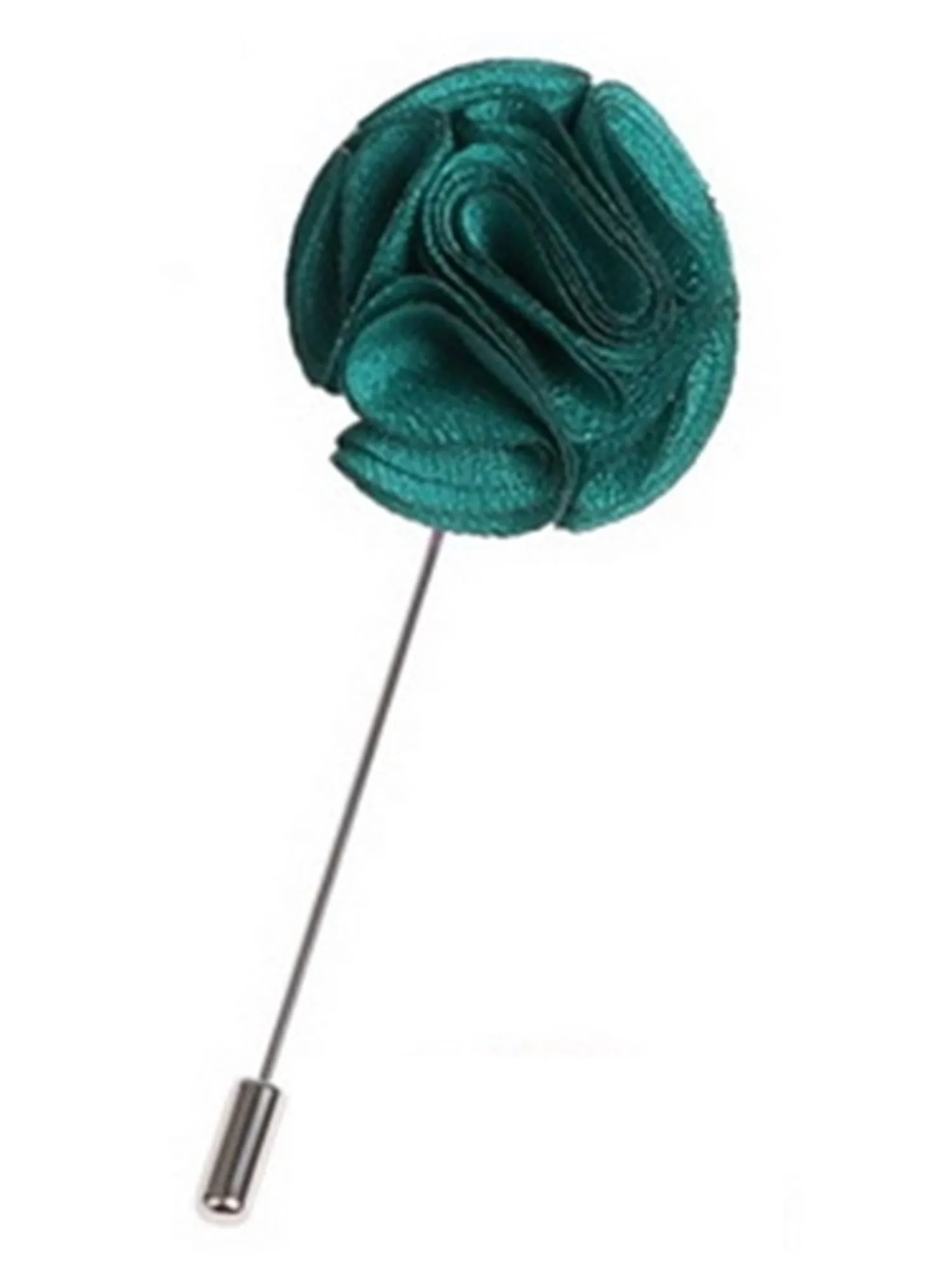 Men's Rose Flower Lapel Pin Boutonniere For Suit