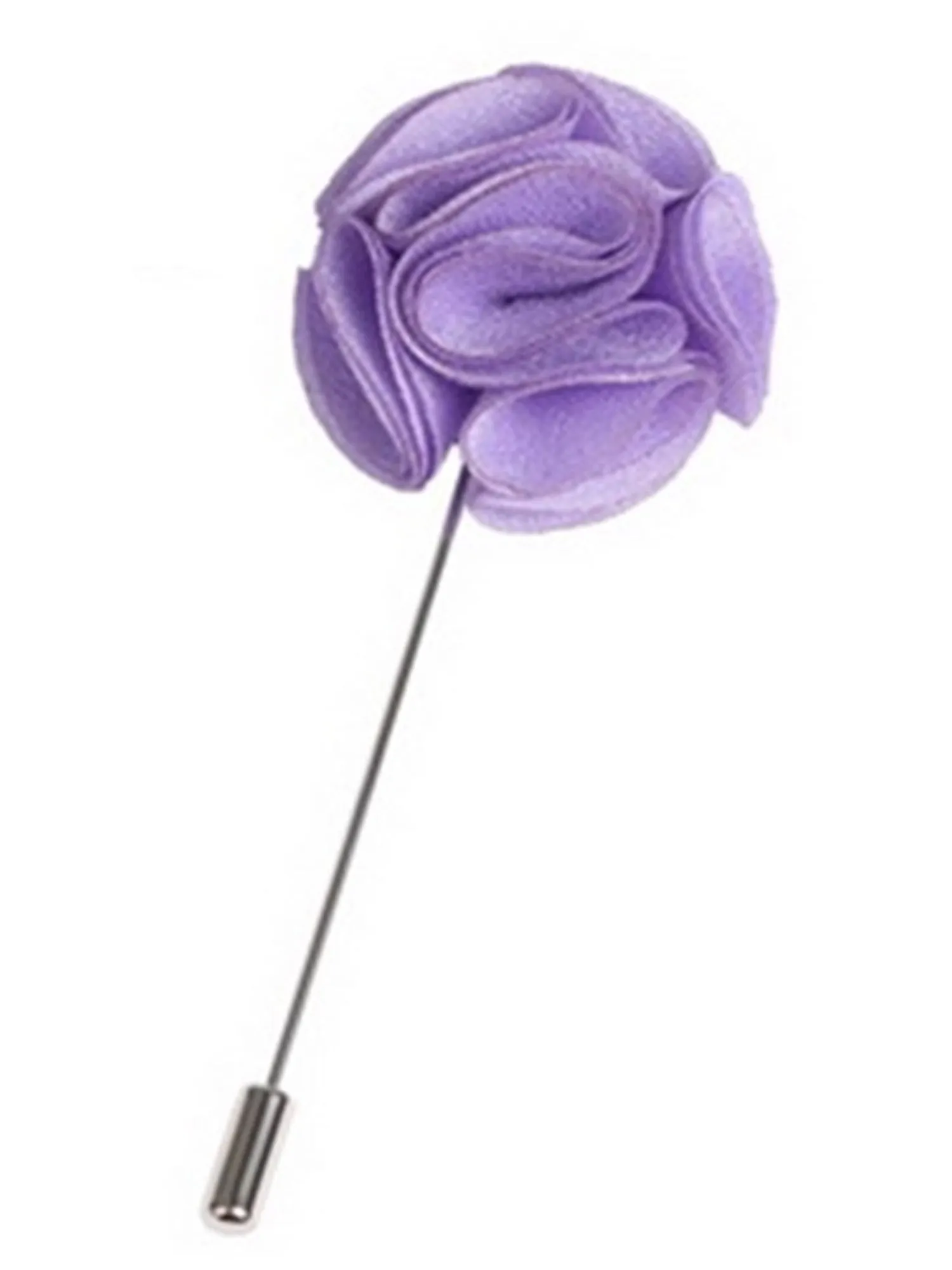 Men's Rose Flower Lapel Pin Boutonniere For Suit