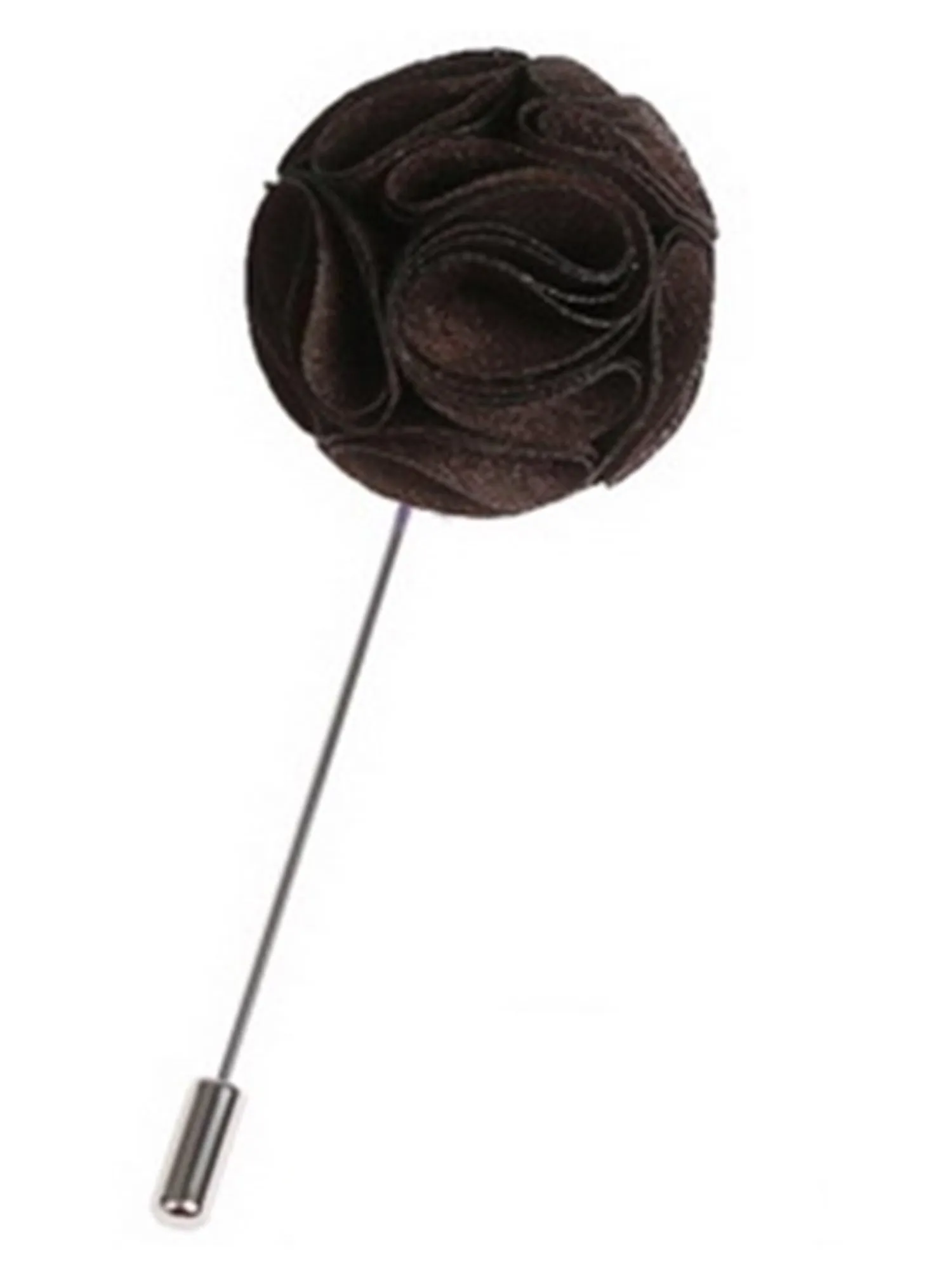 Men's Rose Flower Lapel Pin Boutonniere For Suit