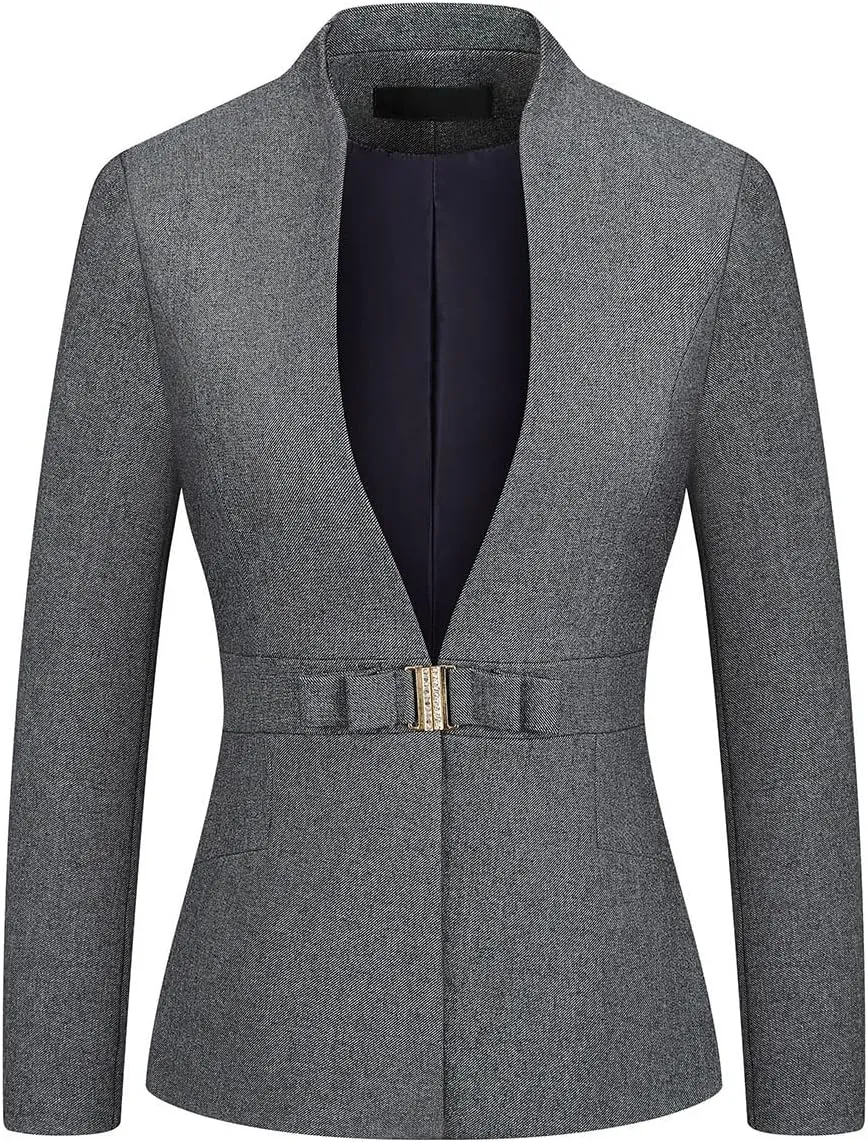 MODFUL Women's Business Pant Suit Set 2 Piece Slim Fit Blazer Jacket One Button Buckle Closure Lady Work Suit for Office