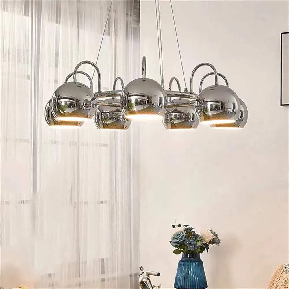 Nordic Led Pendant Light for Dining Room Minimalist Iron Retro Pendant Ceiling Lights Bedroom Living Room Decoration