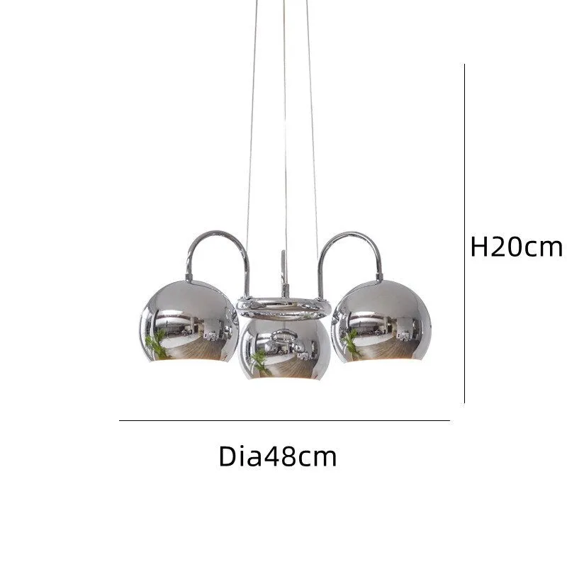 Nordic Led Pendant Light for Dining Room Minimalist Iron Retro Pendant Ceiling Lights Bedroom Living Room Decoration