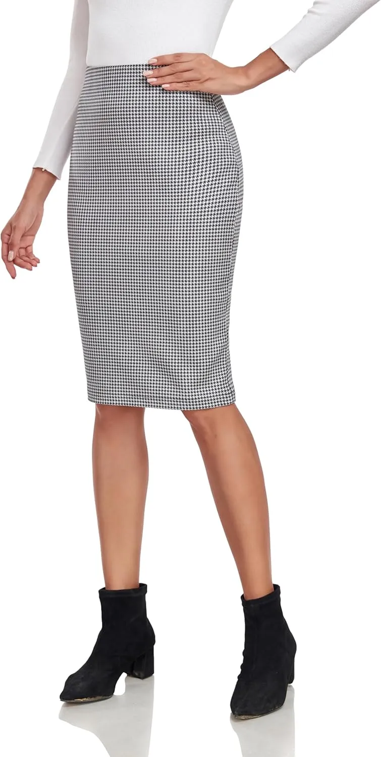ODCOCD Women's Faux Suede Pencil Skirt