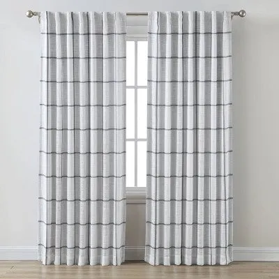 Open Box - 1pc 50"x95" Blackout Window Curtain Panel Gray - Threshold