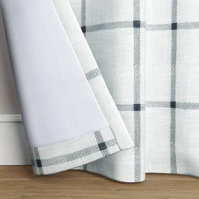 Open Box - 1pc 50"x95" Blackout Window Curtain Panel Gray - Threshold