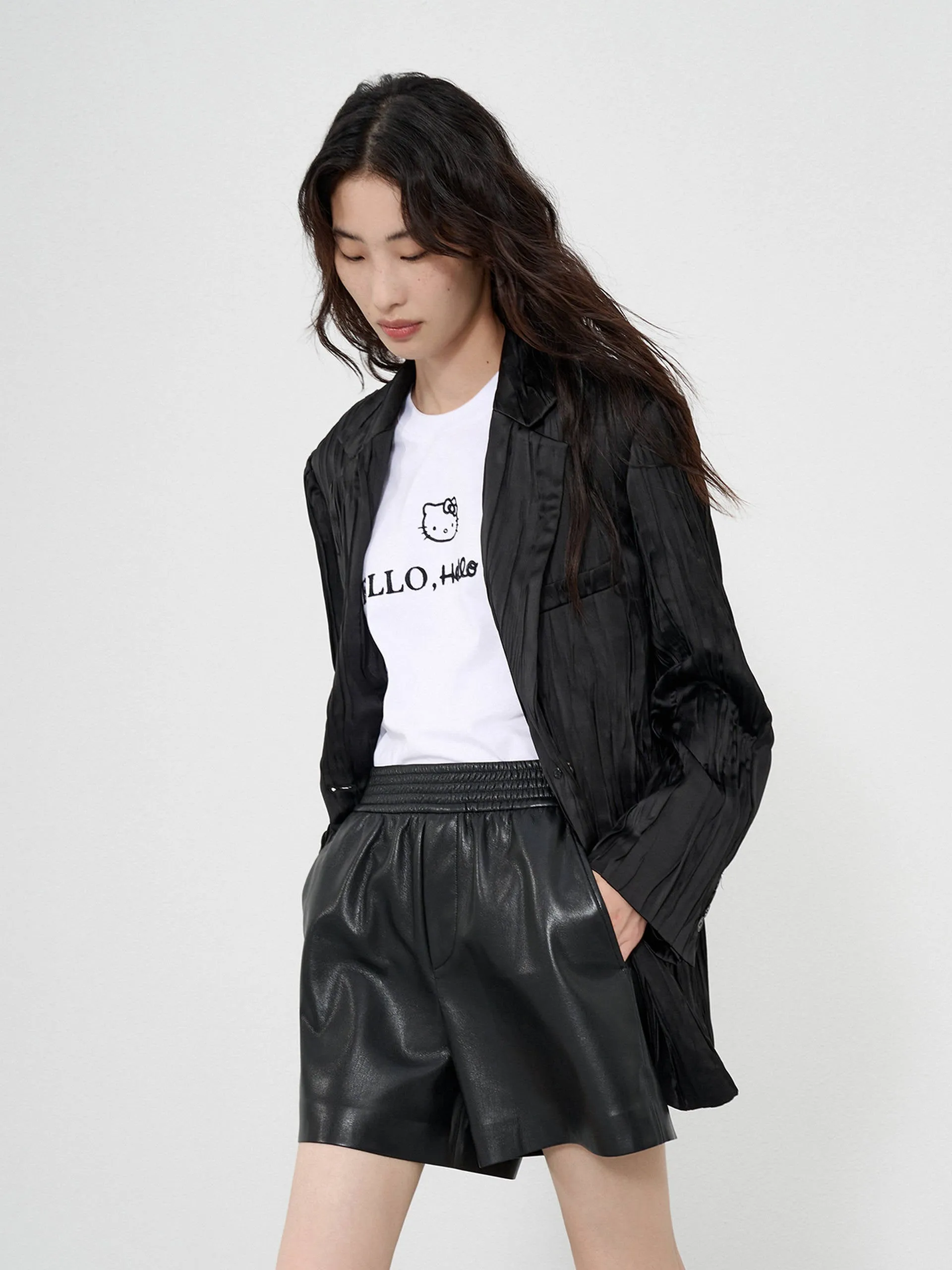 Textured Structured Blazer