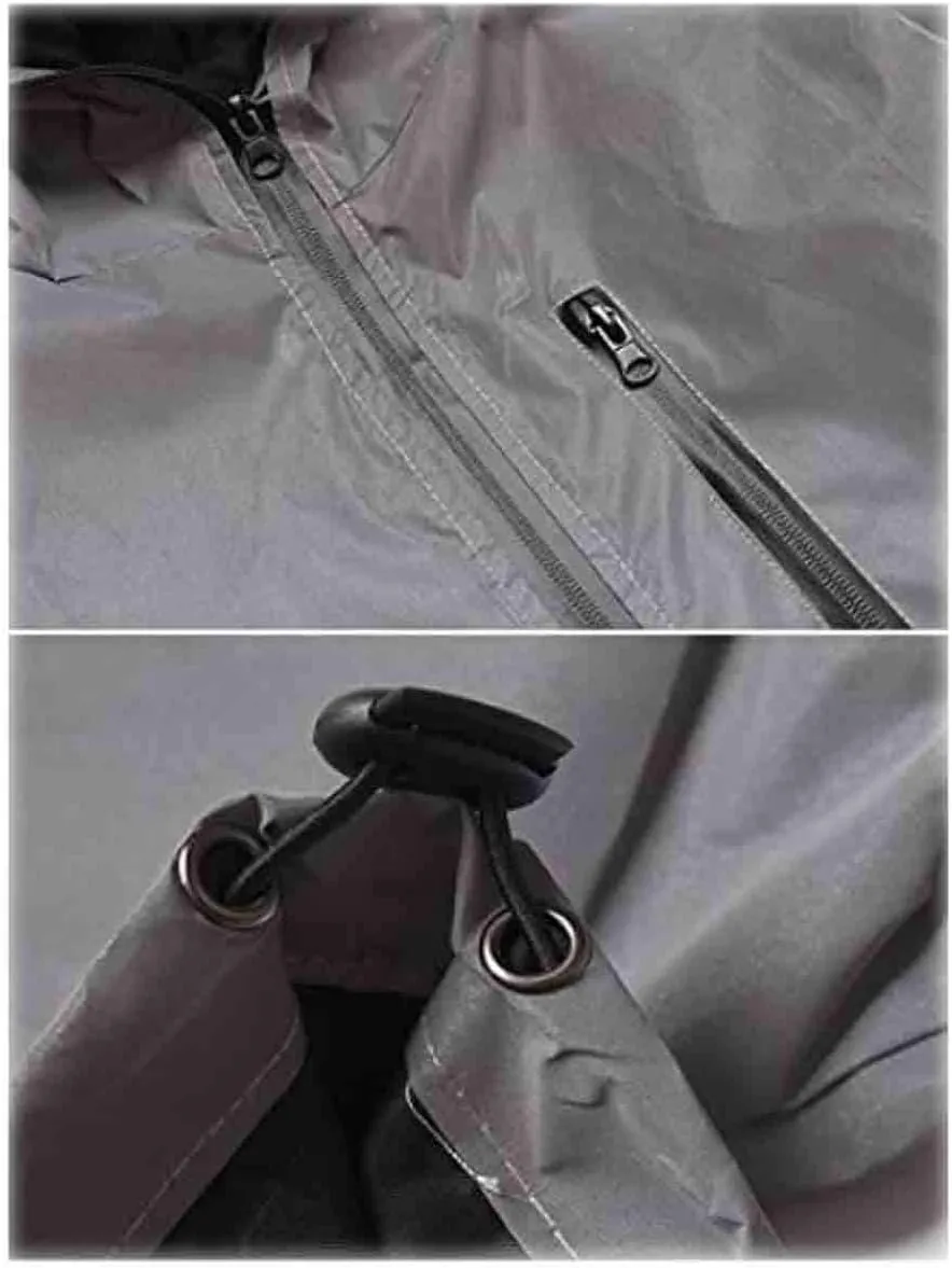 TR Mens 3M Super Bright Reflective Jacket Coat