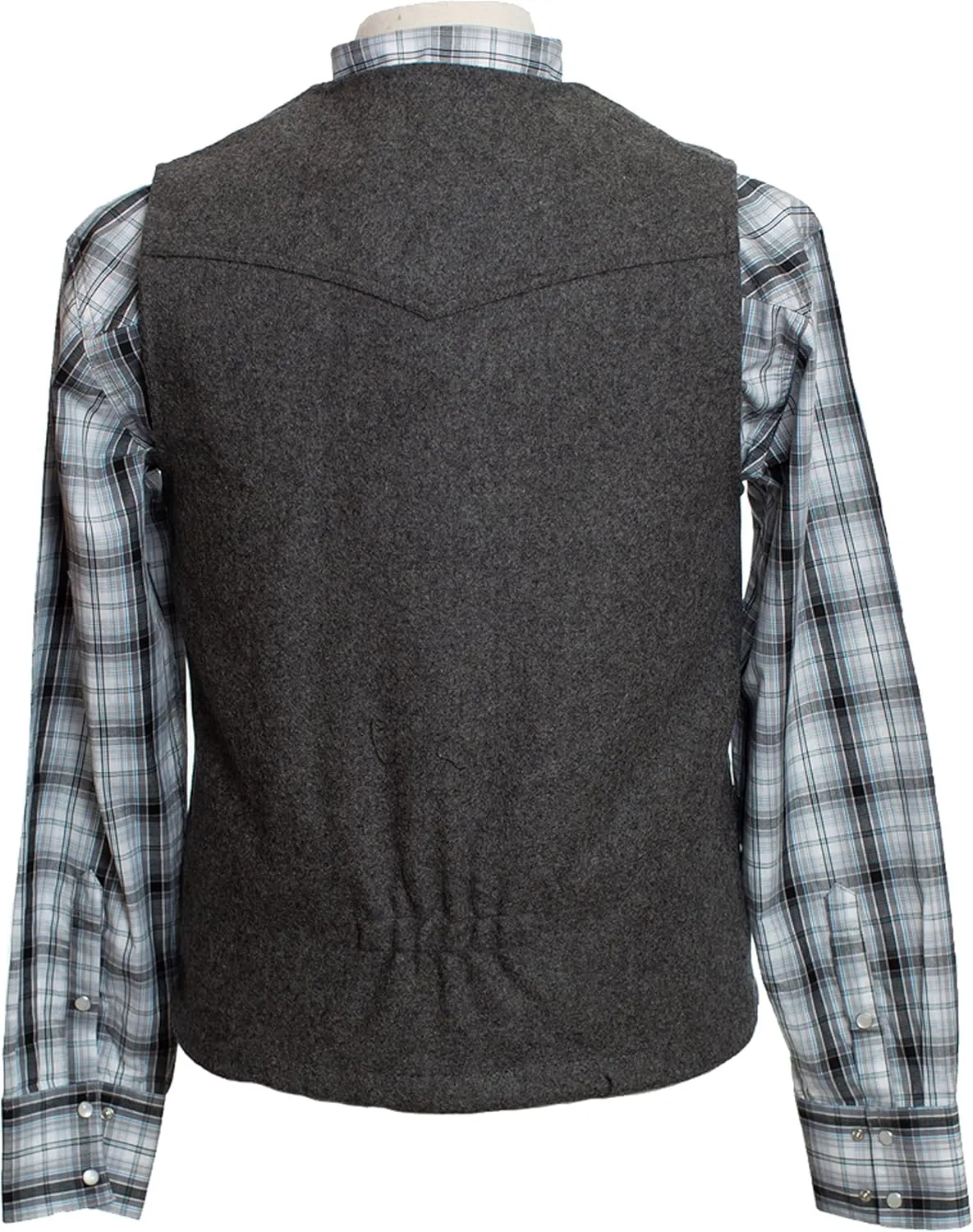 Wyoming Traders Men's Buckaroo Wool Vest